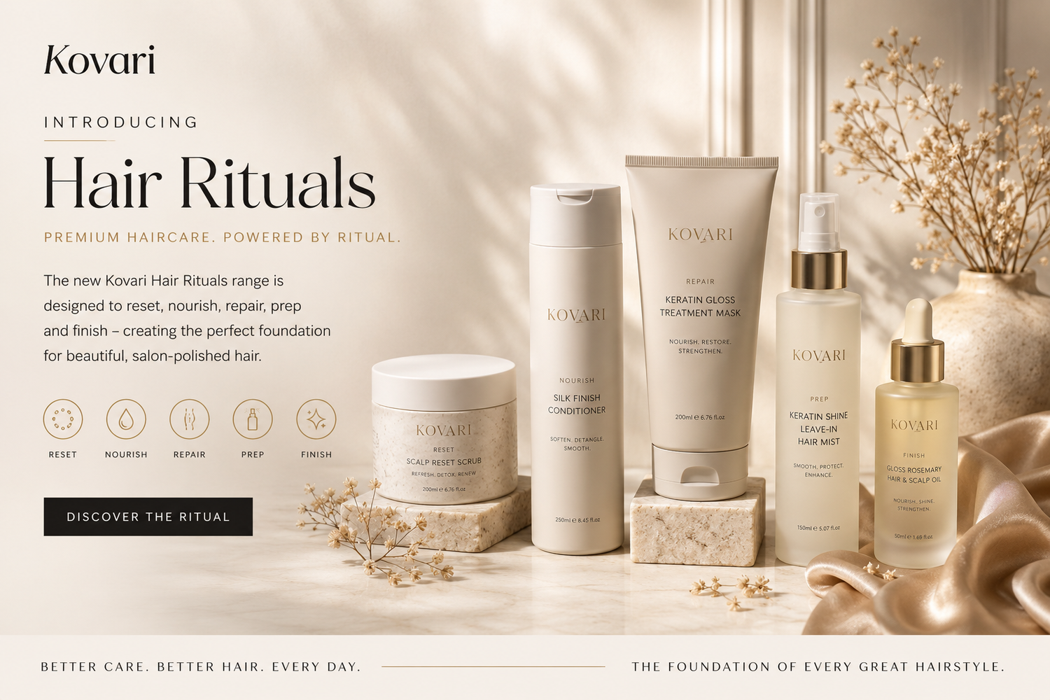 Introducing Kovari Hair Rituals: Premium Haircare for Softer, Smoother, Salon-Polished Hair