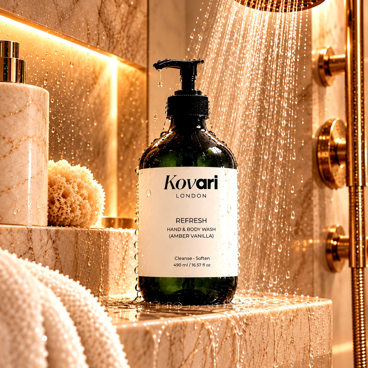 Hand & Body Wash, Patchouli & Amber Vanilla