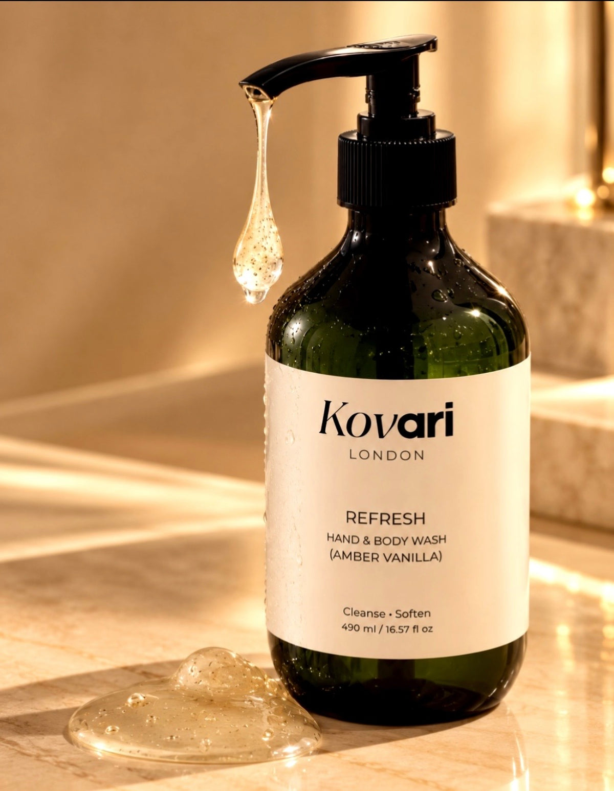 Hand & Body Wash, Patchouli & Amber Vanilla