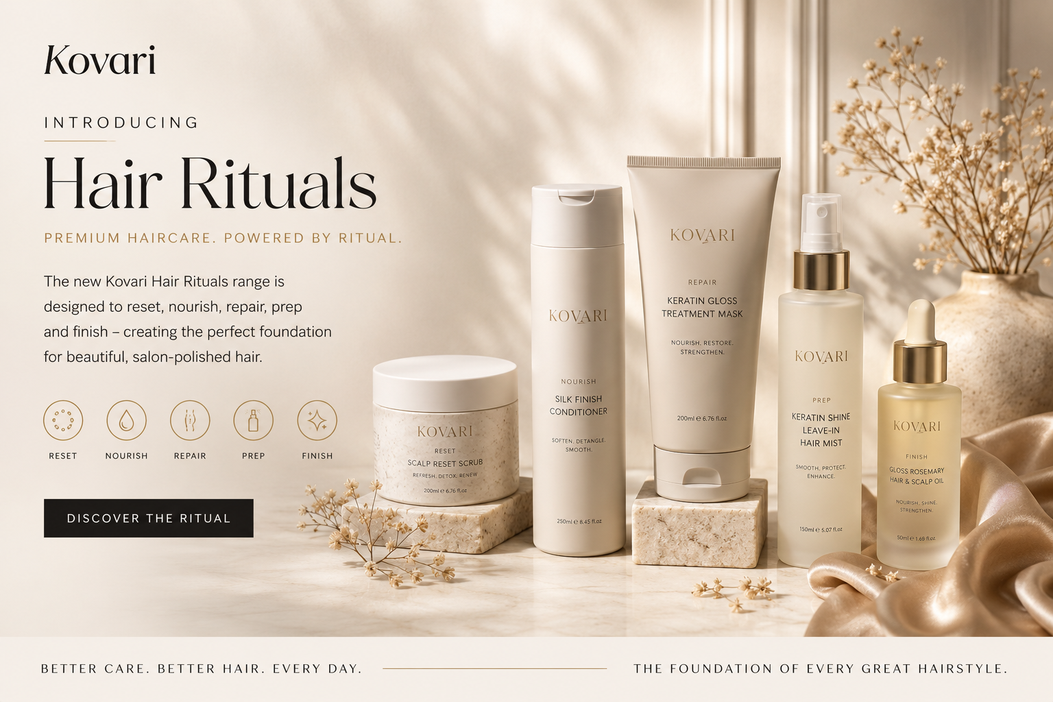 Introducing Kovari Hair Rituals: Premium Haircare for Softer, Smoother, Salon-Polished Hair