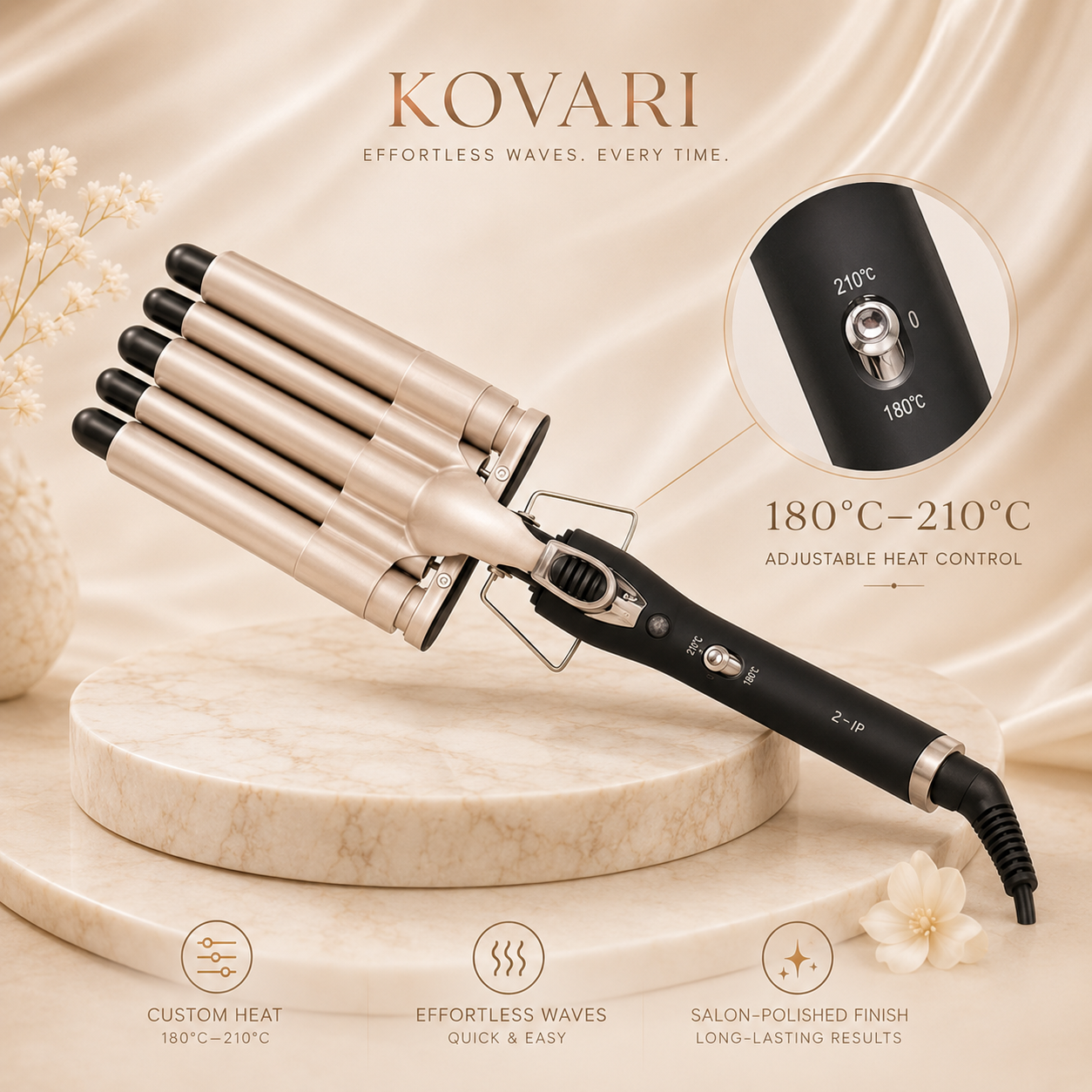 5-Barrel Wave Curling Iron