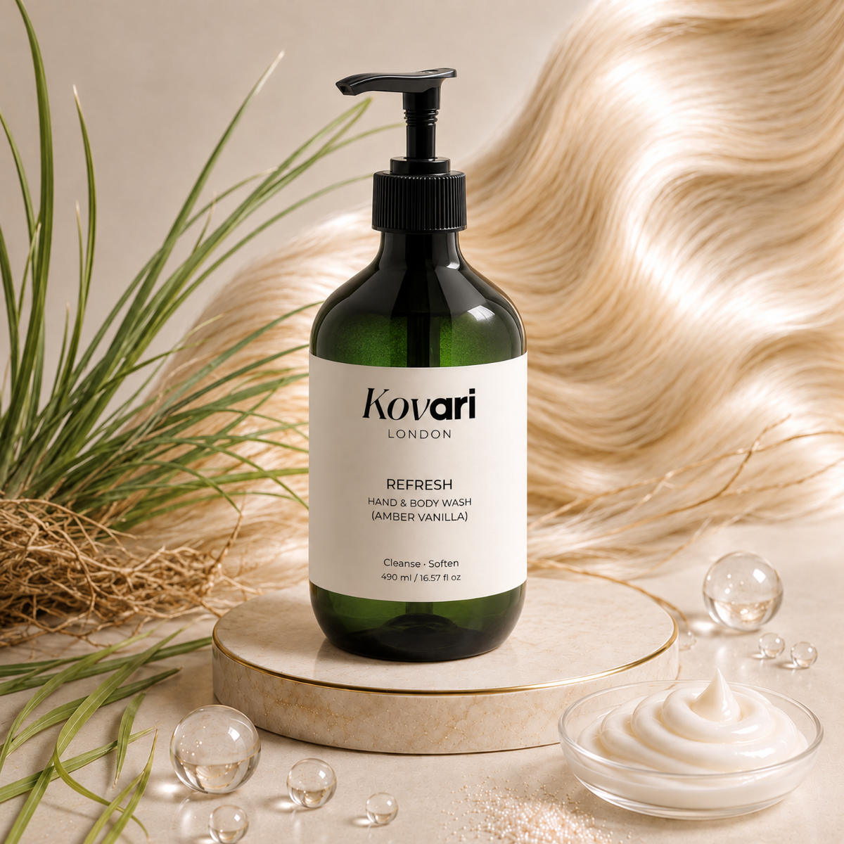 Hand & Body Wash, Patchouli & Amber Vanilla