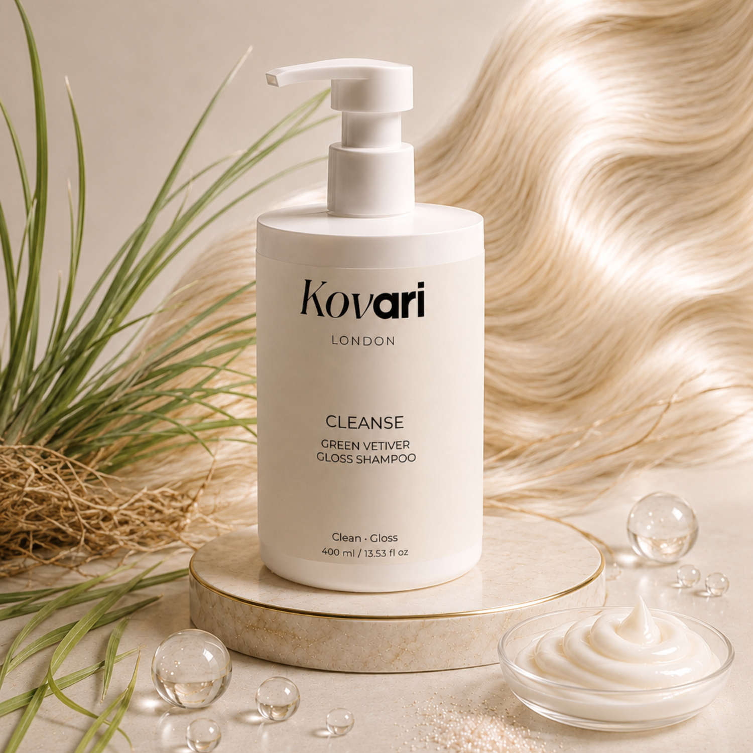 Smoky Green Vetiver Gloss Shampoo